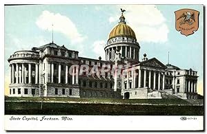 Carte Postale Ancienne State Capital Jackson Miss