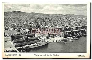 Carte Postale Ancienne Barcelona Vista Parcial de La Ciudad