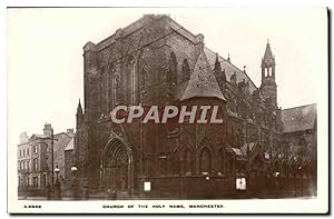 Carte Postale Ancienne Church of the holy Name Manchester