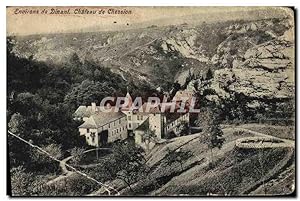 Carte Postale Ancienne Environs de Dinant Château de Chession