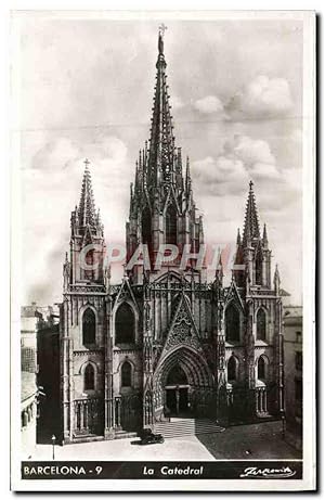 Carte Postale Ancienne Barcelona La Catedral