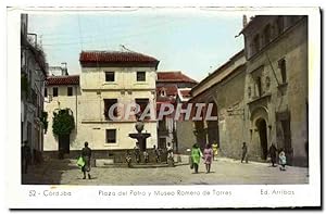 Carte Postale Ancienne Cordoba Plaza Del Potro Y Museo Romero De Torres