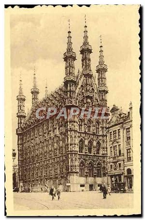 Carte Postale Ancienne Louvain Hôtel de Ville