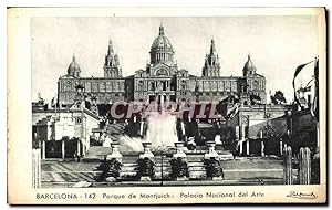 Carte Postale Ancienne Barcelona Parque De Montjuich Palacio Nacional Del Arte