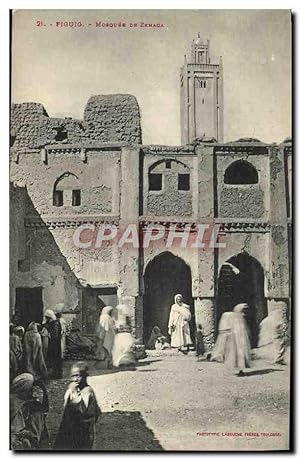 Carte Postale Ancienne Figuig Mosquee de Zenaga