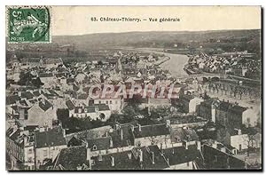 Carte Postale Ancienne Château Thierry vue générale