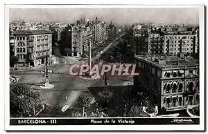 Carte Postale Ancienne Barcelona Plaza De La Victoria