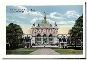 Carte Postale Ancienne Memorial Hall Fairmount Park Philadelphia Pa View of East River Drive Fair...