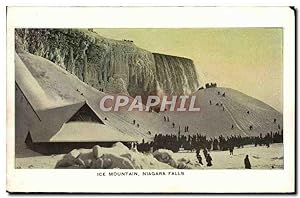 Carte Postale Ancienne Ice Mountain Niagara Falls