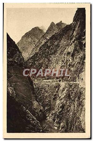 Carte Postale Ancienne Gorges Du Chabet El Akra Les Gorges Du Pont Du Diable