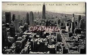 Carte Postale Ancienne Midtown View Looking South From New York