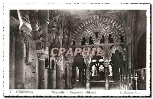 Carte Postale Ancienne Cordoba Mezquita Segundo Mihrad