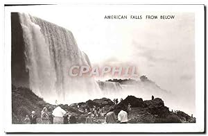 Carte Postale Ancienne American Falls From Below