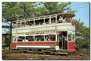 Carte Postale Moderne Seashore Trolley Museum Kennebunkport Maine Typical of Double Deck Tram Car...