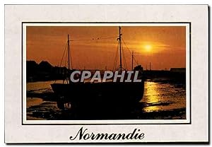 Carte Postale Moderne La Normandie Pittoresque Bateaux