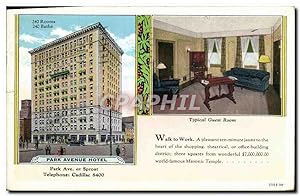 Carte Postale Ancienne Park Avenue Hôtel