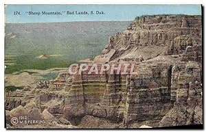 Carte Postale Ancienne Sheep Mountain Bad Lands S Dak