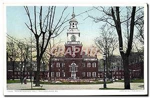 Carte Postale Ancienne Independence Hall Philadelphia Pa