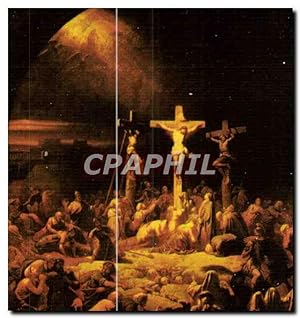 Carte Postale Moderne Dreux Chapelle Royale St Louis Glace Peinte La Mort Du Christ Sur La Croix ...
