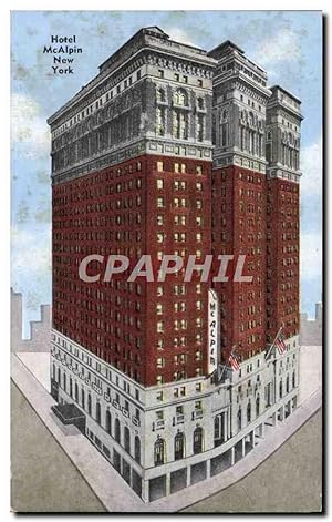 Carte Postale Ancienne Hôtel McAlpin New York