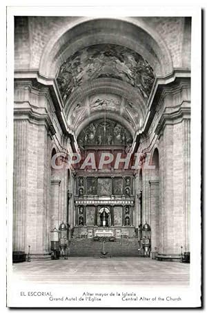 Carte Postale Ancienne El Escorial Altar mayor de la Iglesia