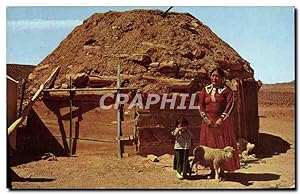Carte Postale Moderne Land of the Navajo woman Arizona
