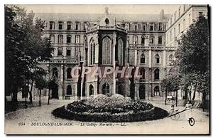 Carte Postale Ancienne Boulogne Sur Mer Le College Mariette