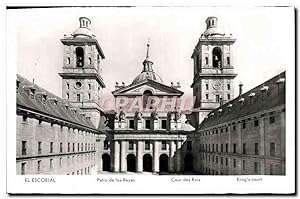 Carte Postale Ancienne El Escorial Patio de los Reyes