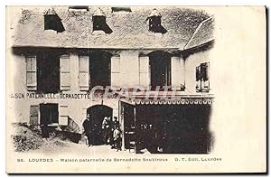 Carte Postale Ancienne Lourdes Maison Paternelle de Bernadette Soubirous
