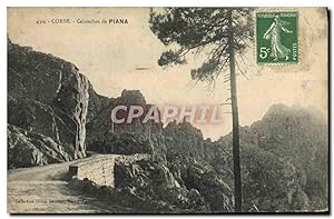 Carte Postale Ancienne Corse Calanches De Piana