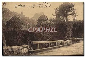 Carte Postale Ancienne Corse Les Gorges De Bavella