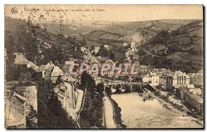 Carte Postale Ancienne Bouillon Panorama pris de l'Ancienne route de Sedan