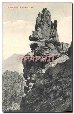 Carte Postale Ancienne Corse Calanche De Piana