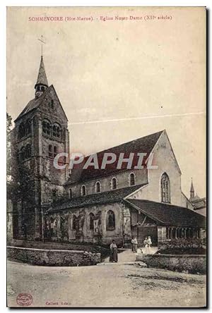 Carte Postale Ancienne Sommevoire Eglise Notre Dame