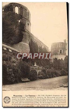 Carte Postale Ancienne Beauraing Le Château