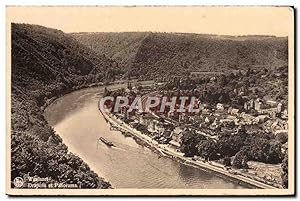 Carte Postale Ancienne Wanlsort Drapeau et panorama