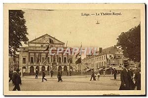 Carte Postale Ancienne Liege Le Théâtre Royal