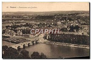 Carte Postale Ancienne Namur Panorama Vers Jambes