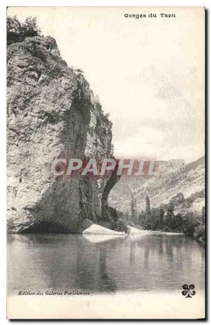Carte Postale Ancienne Gorges du Tarn