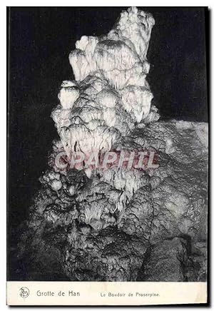 Carte Postale Ancienne Grotte de Han Le Boudoir de Proserpine