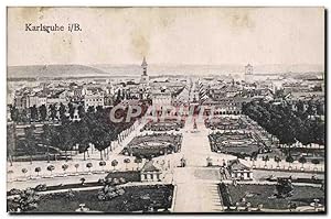 Carte Postale Ancienne Karlsruhe