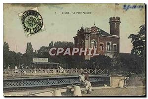 Carte Postale Ancienne Liege Le petit paradis