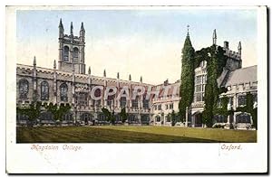 Carte Postale Ancienne Oxford Magdalen College