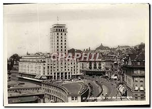 Carte Postale Ancienne Lausanne la Tour Bel Air Metropole