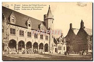 Carte Postale Ancienne Bruges Intérieur De I'Hôtel Gruuthuuse