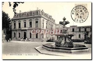 Carte Postale Ancienne Montelimar La mairie