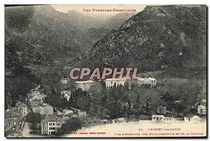 Carte Postale Ancienne Vernet Les Bains vue d'ensemble des etablissements et de la station