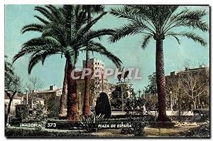 Carte Postale Ancienne Plaza De Espana Mallorca
