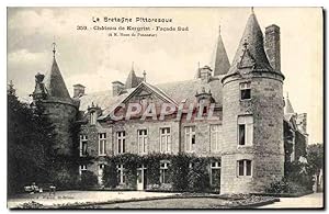 Carte Postale Ancienne La Bretagne Pittoresque Château De Kergrist Façade Sud