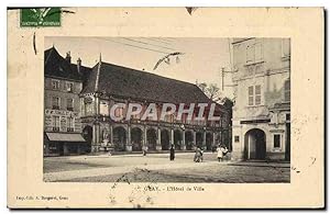 Carte Postale Ancienne Gray L'Hôtel de Ville